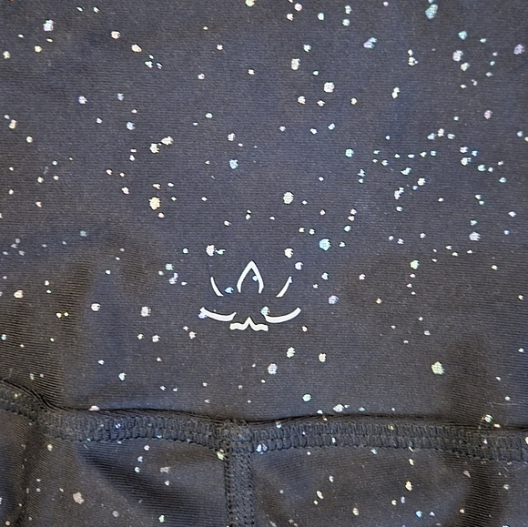 Beyond Yoga Spacedye High Waisted Alloy Ombre Black and Speckled Leggings Small - Picture 4 of 5